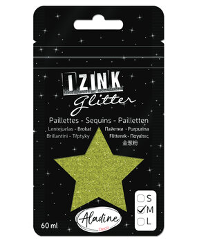 Aladine Izink Glitter Vert Clair (M/60ml) (80975) (OUTLET)