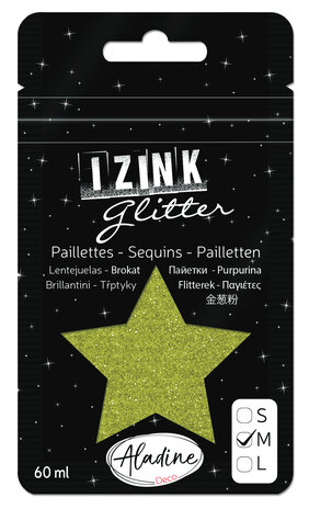Aladine Izink Glitter Vert Clair (M/60ml) (80975) (OUTLET)