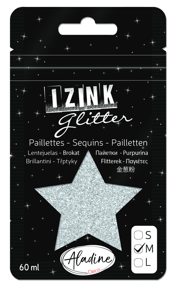 Aladine Izink Glitter Argente 1 (M/60ml) (80968) (OUTLET) Aladine Izink Glitter Argente 1 (M/60ml) (80968) (OUTLET)