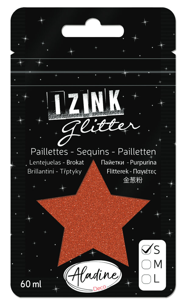 Aladine Izink Glitter Marron (S/60ml) (80966) (OUTLET)