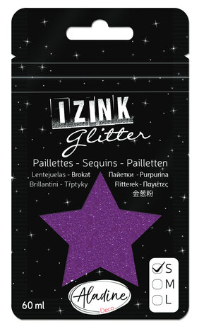 Aladine Izink Glitter Violet (S/60ml) (80946) (OUTLET)