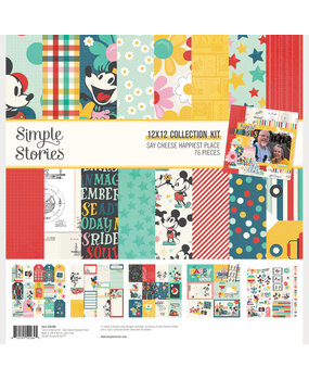 Simple Stories PRE-ORDER Say Cheese Happiest Place 12x12 Inch Collection Kit (26200)