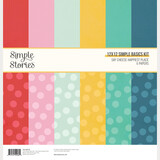 Simple Stories PRE-ORDER Say Cheese Happiest Place 12x12 Inch Simple Basics Kit (26216)
