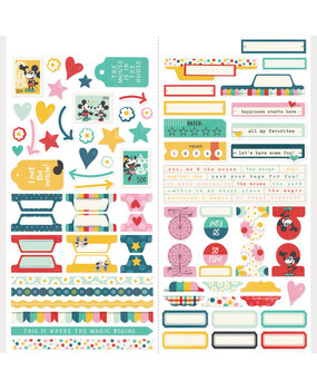 Simple Stories Say Cheese Happiest Place Cardstock Stickers Basics (26203) Simple Stories Say Cheese Happiest Place Cardstock Stickers Basics (26203)