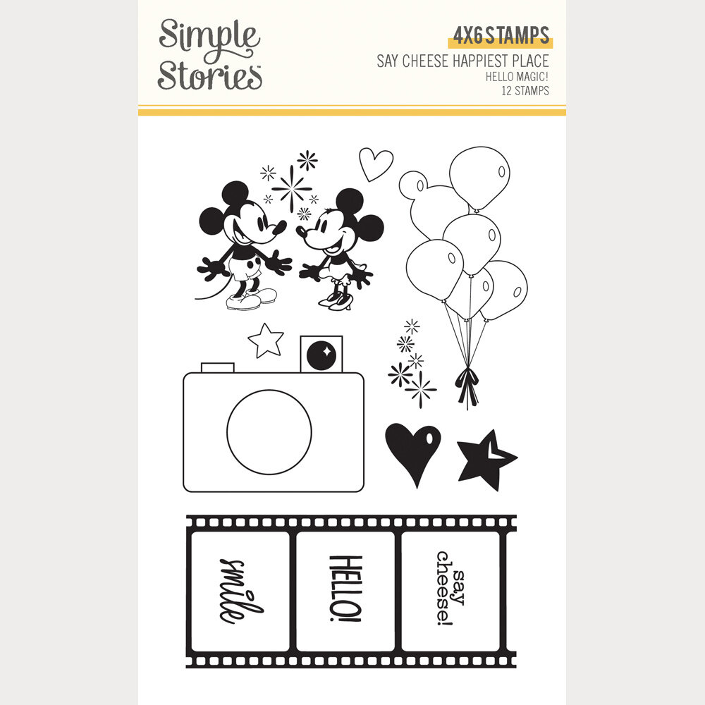 Simple Stories PRE-ORDER Say Cheese Happiest Place Stamps Hello Magic! (26225) Simple Stories PRE-ORDER Say Cheese Happiest Place Stamps Hello Magic! (26225)