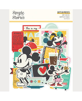 Simple Stories PRE-ORDER Say Cheese Happiest Place Bits & Pieces (26227)