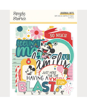 Simple Stories PRE-ORDER Say Cheese Happiest Place Journal Bits (26228)