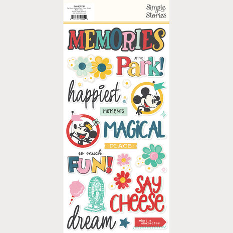 Simple Stories PRE-ORDER Say Cheese Happiest Place Foam Stickers (26230) Simple Stories PRE-ORDER Say Cheese Happiest Place Foam Stickers (26230)