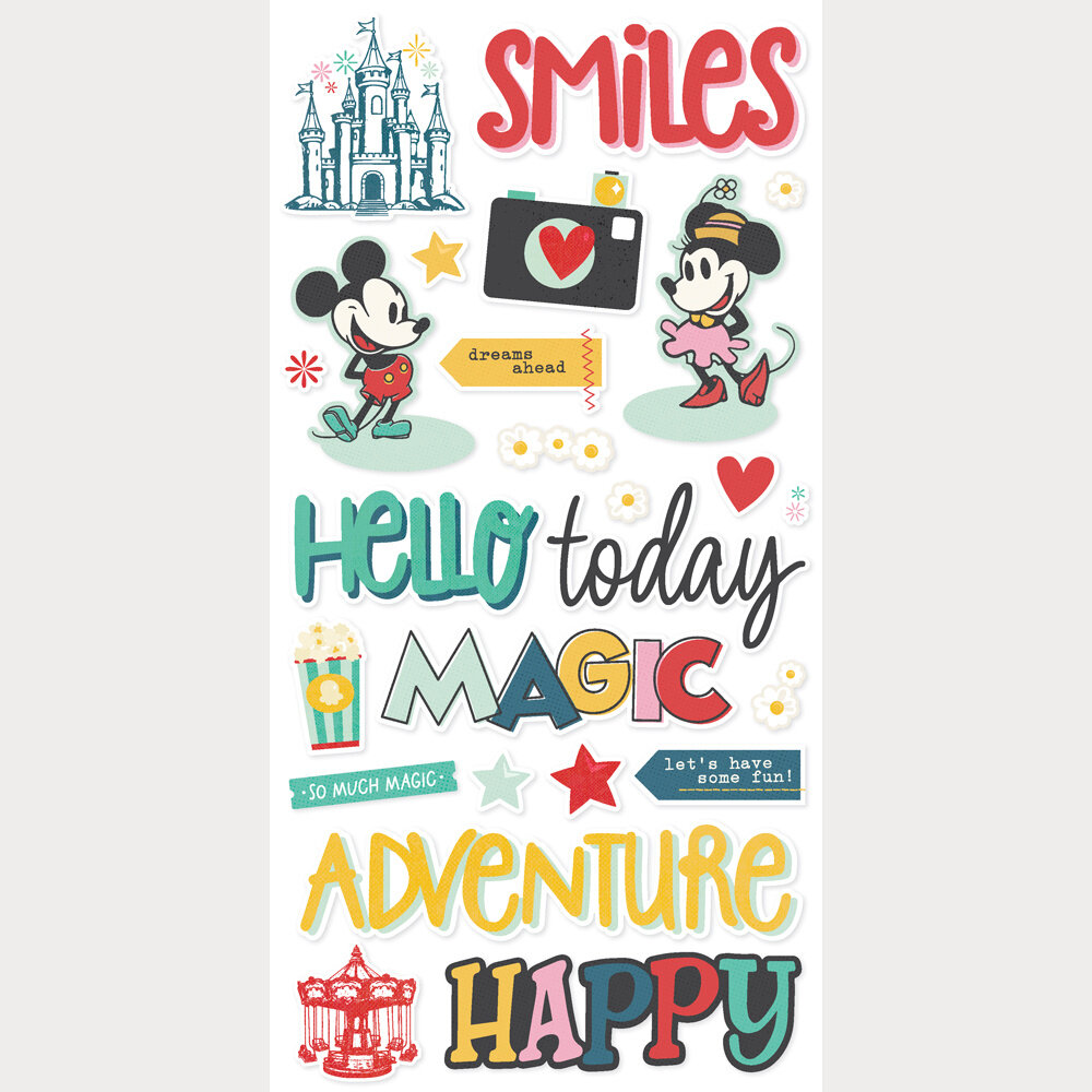 Simple Stories PRE-ORDER Say Cheese Happiest Place Foam Stickers (26230) Simple Stories PRE-ORDER Say Cheese Happiest Place Foam Stickers (26230)