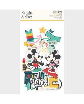 Simple Stories PRE-ORDER Say Cheese Happiest Place Simple Pages Pieces (26234)
