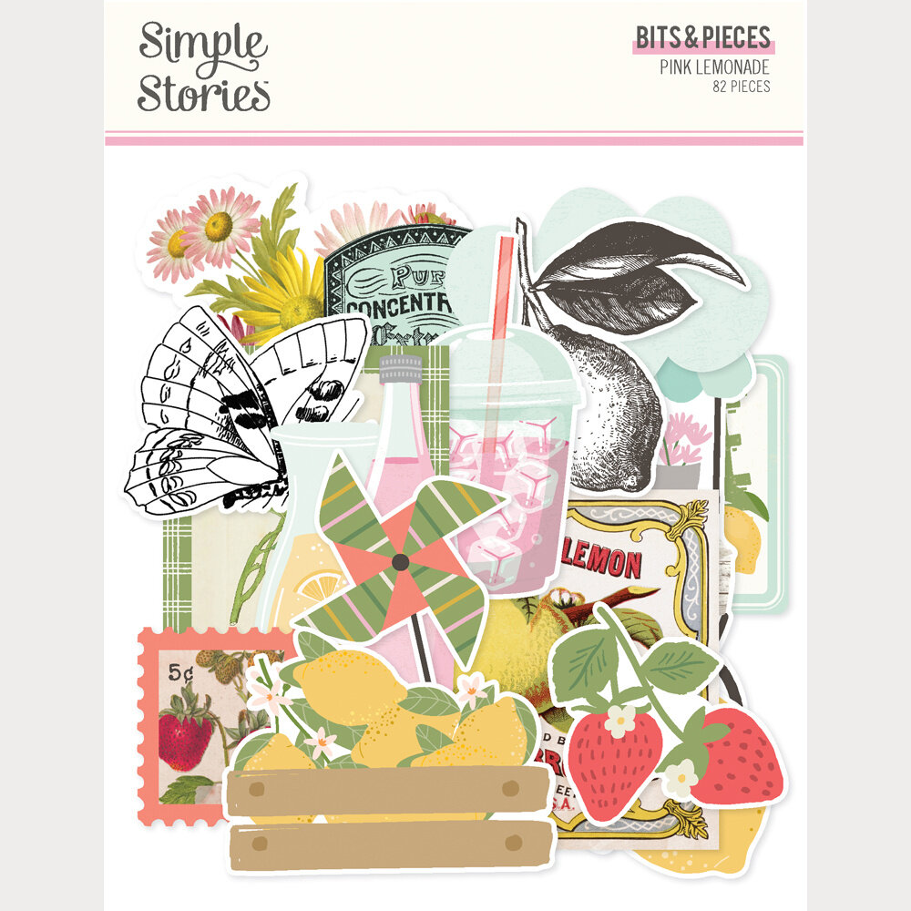 Simple Stories Pink Lemonade Bits & Pieces (26319)