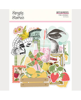 Simple Stories PRE-ORDER Pink Lemonade Bits & Pieces (26319)