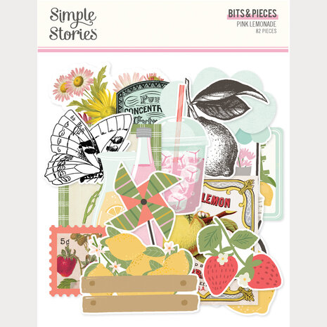 Simple Stories PRE-ORDER Pink Lemonade Bits & Pieces (26319)