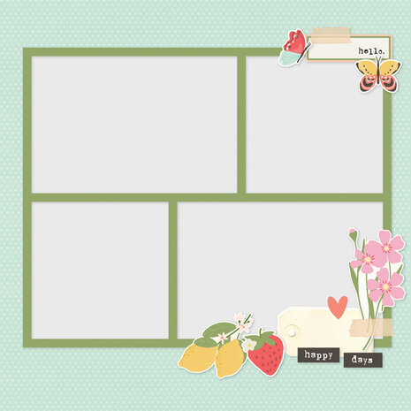 Simple Stories PRE-ORDER Pink Lemonade Simple Pages Pieces (26325)