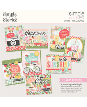 Simple Stories PRE-ORDER Pink Lemonade Simple Cards Kit (26326)