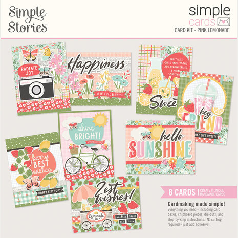 Simple Stories PRE-ORDER Pink Lemonade Simple Cards Kit (26326)