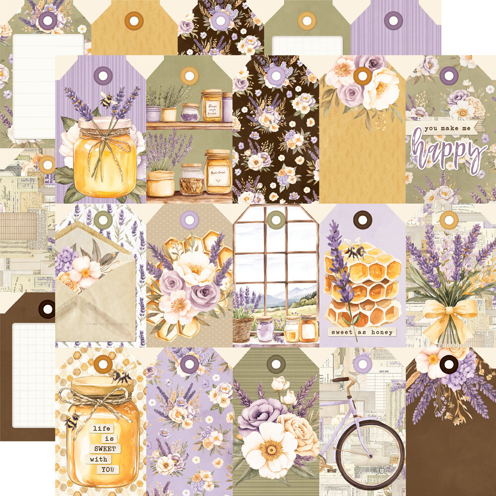 Simple Stories PRE-ORDER Simple Vintage Lavender Fields 12x12 Inch Collection Kit (26400)