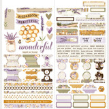 Simple Stories Simple Vintage Lavender Fields Cardstock Stickers Basics (26403)