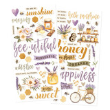 Simple Stories Simple Vintage Lavender Fields Foam Stickers (26430)