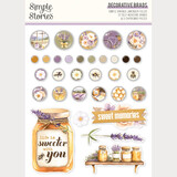 Simple Stories Simple Vintage Lavender Fields Decorative Brads (26431)