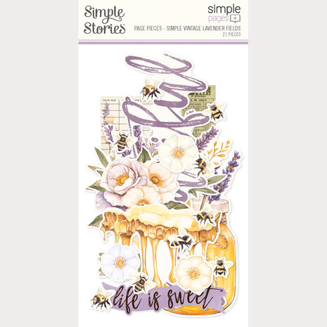 Simple Stories Simple Vintage Lavender Fields Simple Pages Pieces (26433)