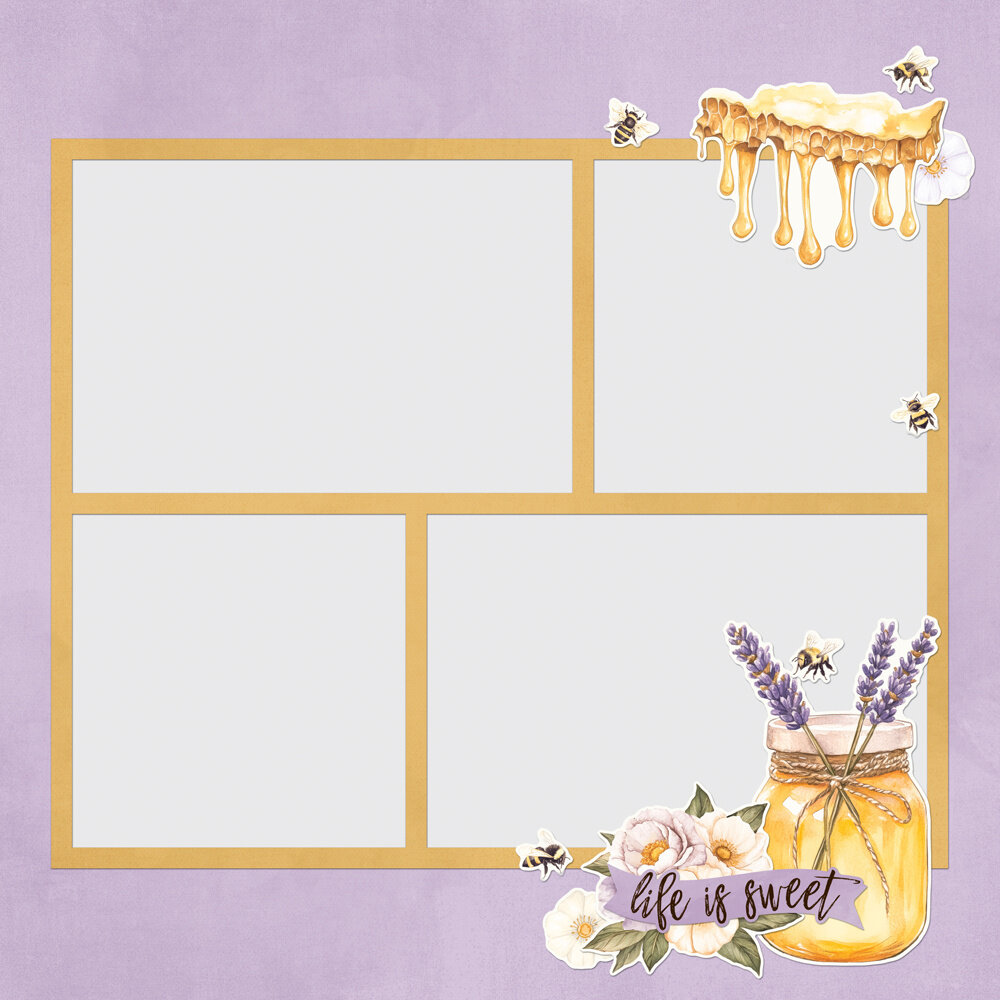 Simple Stories Simple Vintage Lavender Fields Simple Pages Pieces (26433)