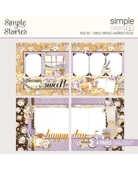Simple Stories PRE-ORDER Simple Vintage Lavender Fields Simple Pages Kit (26435)