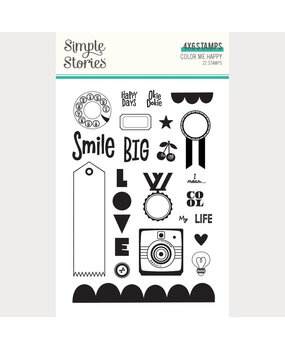 Simple Stories Color Me Happy Stamps (26517) Simple Stories Color Me Happy Stamps (26517)