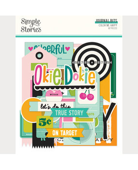 Simple Stories Color Me Happy Journal Bits (26520)