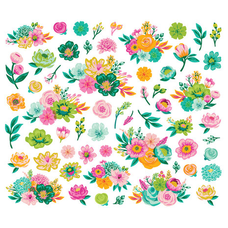 Simple Stories PRE-ORDER Color Me Happy Floral Bits (26521) Simple Stories PRE-ORDER Color Me Happy Floral Bits (26521)