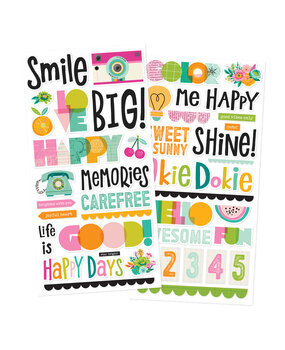 Simple Stories Color Me Happy Foam Stickers (26522)