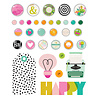 Simple Stories PRE-ORDER Color Me Happy Decorative Brads (26523) Simple Stories PRE-ORDER Color Me Happy Decorative Brads (26523)