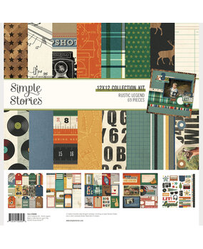 Simple Stories PRE-ORDER Rustic Legend 12x12 Inch Collection Kit (26600) Simple Stories PRE-ORDER Rustic Legend 12x12 Inch Collection Kit (26600)