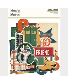 Simple Stories PRE-ORDER Rustic Legend Bits & Pieces (26619)