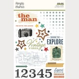 Simple Stories Rustic Legend Rub Ons (26621)