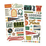 Simple Stories PRE-ORDER Rustic Legend Foam Stickers (26622)
