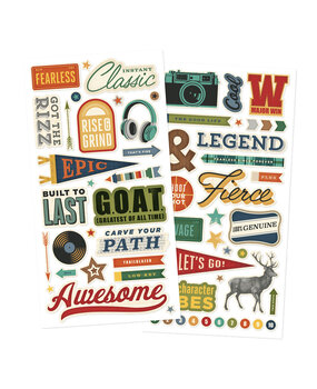 Simple Stories Rustic Legend Foam Stickers (26622)