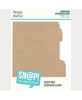 Simple Stories PRE-ORDER SN@P! Mini Chipboard Album Camera (13326)