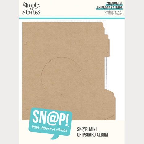 Simple Stories PRE-ORDER SN@P! Mini Chipboard Album Camera (13326)
