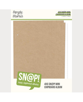Simple Stories PRE-ORDER SN@P! Mini 4x6 Inch Chipboard Album (13327) Simple Stories PRE-ORDER SN@P! Mini 4x6 Inch Chipboard Album (13327)