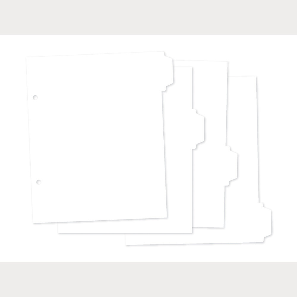 Simple Stories PRE-ORDER SN@P! Divider 6x8 Inch Binder Inserts (13333)