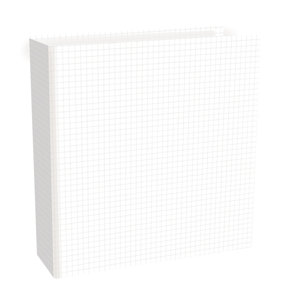 Simple Stories PRE-ORDER SN@P! Simple Grid 6x8 Inch Chipboard Binder (13335)