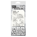 Stampers Anonymous Tim Holtz Mini Layering Stencil Set 19 (THMST019)