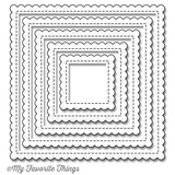 My Favorite Things Die-Namics Stitched Mini Scallop Square Stax (MFT-806)