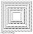 Die-Namics Stitched Mini Scallop Square Stax (MFT-806)