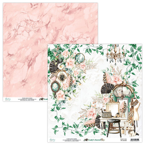 Mintay Lady's Secret 12x12 Inch Paper Pad (MT-LAS-07) Mintay Lady's Secret 12x12 Inch Paper Pad (MT-LAS-07)