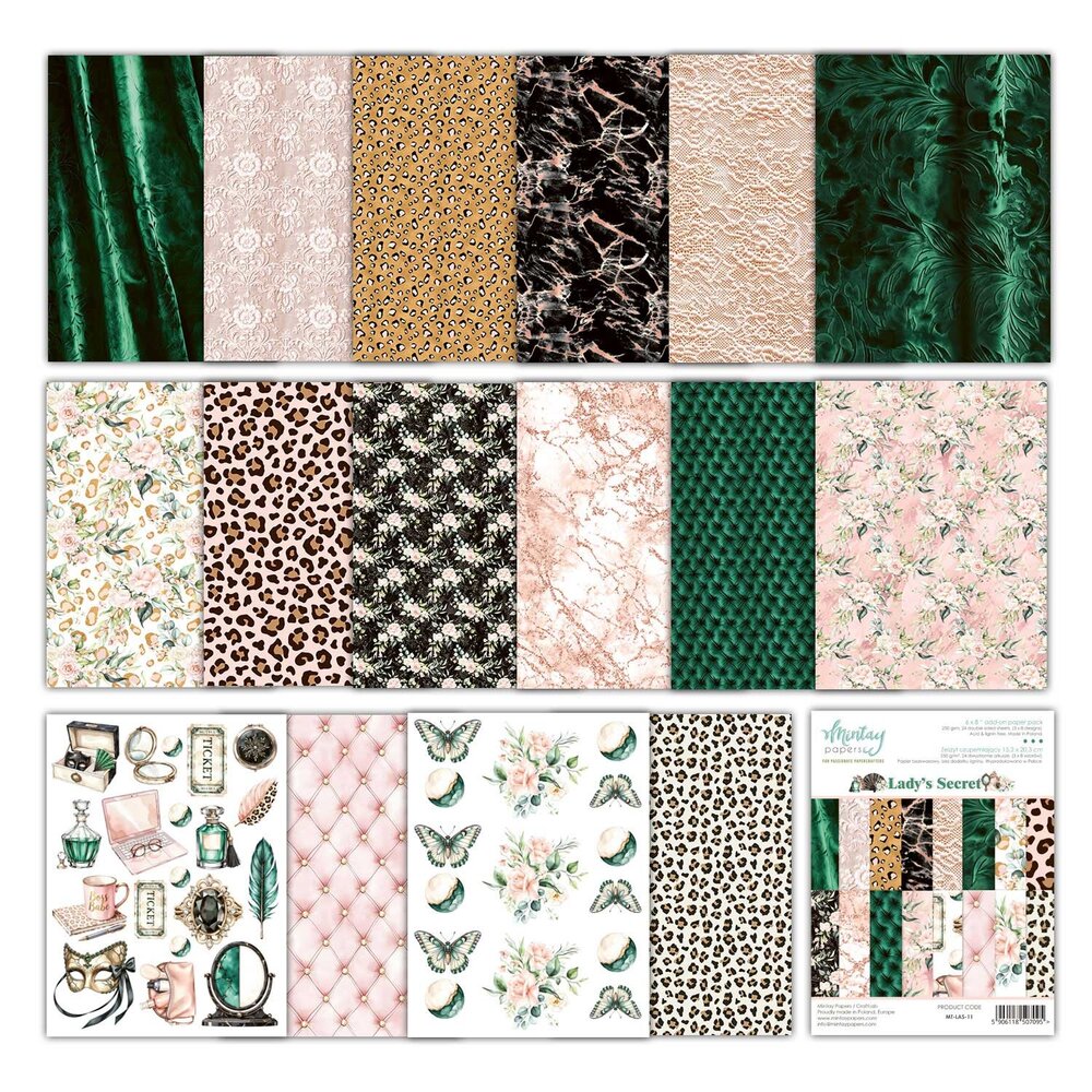 Mintay PRE-ORDER Lady's Secret 6x8 Inch AddOn Paper Pad (MT-LAS-11) Mintay PRE-ORDER Lady's Secret 6x8 Inch AddOn Paper Pad (MT-LAS-11)