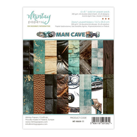 Mintay Man Cave 6x8 Inch AddOn Paper Pad (MT-MAN-11)