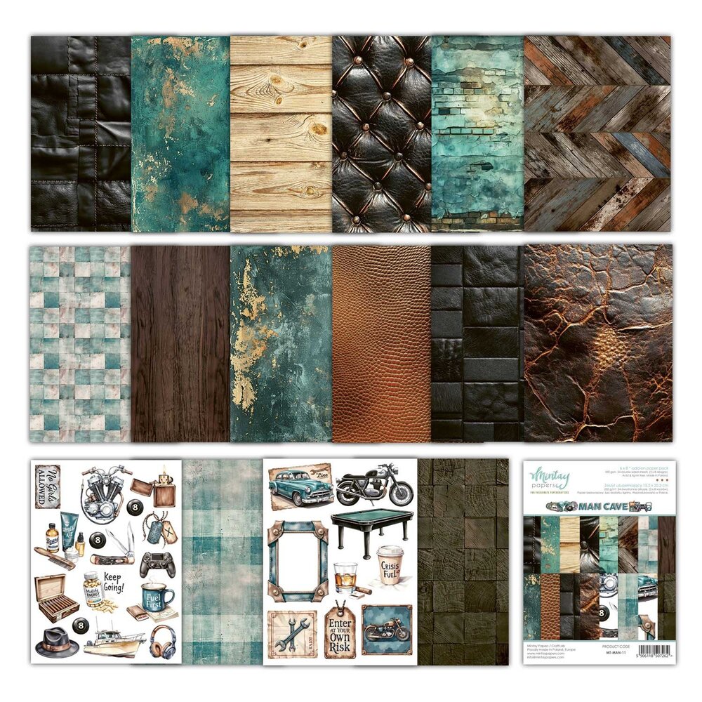 Mintay Man Cave 6x8 Inch AddOn Paper Pad (MT-MAN-11)