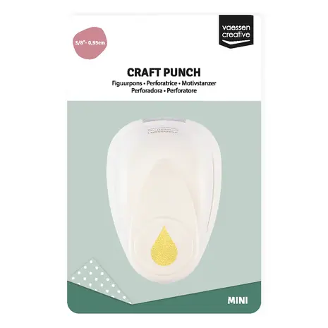 Vaessen Creative Figuurpons Mini Druppel (21432-062)